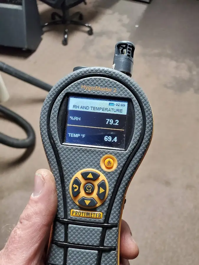 Moisture meter humidity assessment for Fire & Smoke Damage Restoration in Manheim
